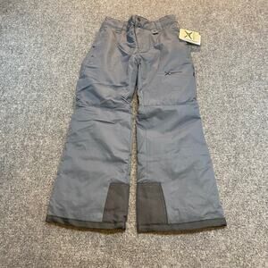 Arctix Kids Snow Pants Reinforced Knees Seat Steel Gray Size Small 8 Winter Ski